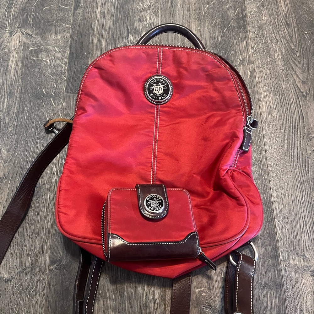 Dooney & Bourke Red Backpack
